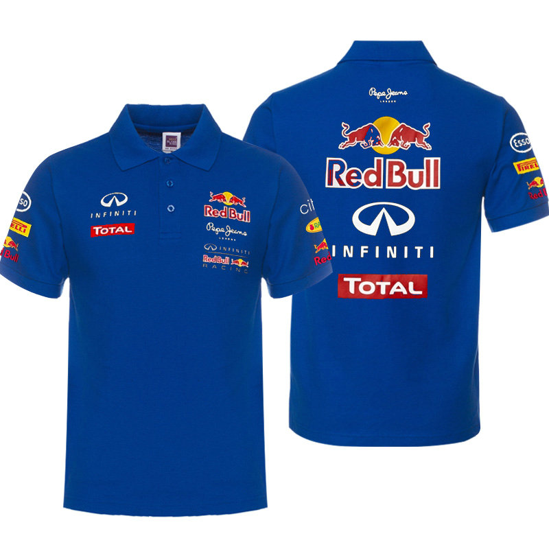 Polo Red Bull Infiniti Total Coton Homme Manche Courte